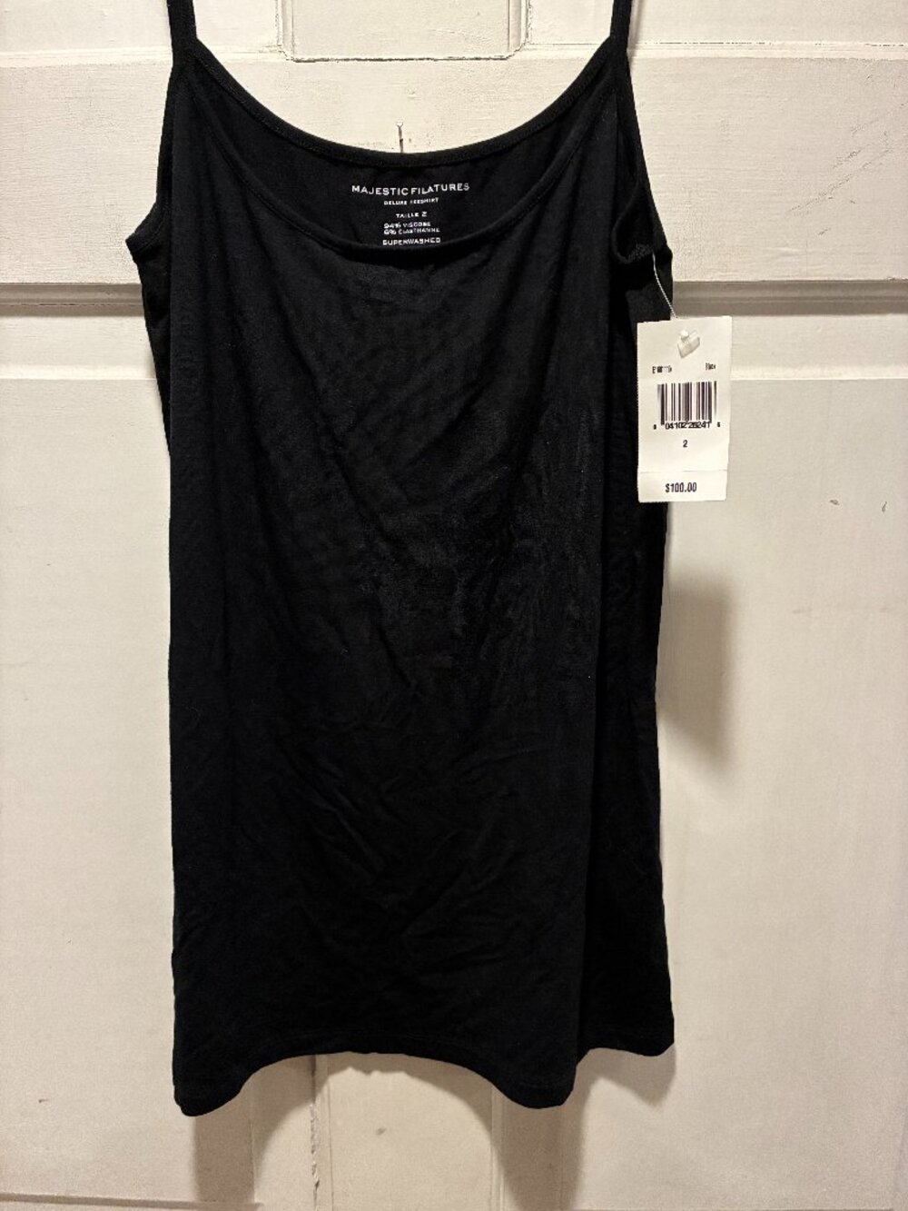 Majestic Filatures~ NWT!!~ Black Tank (Retail:  $100.)